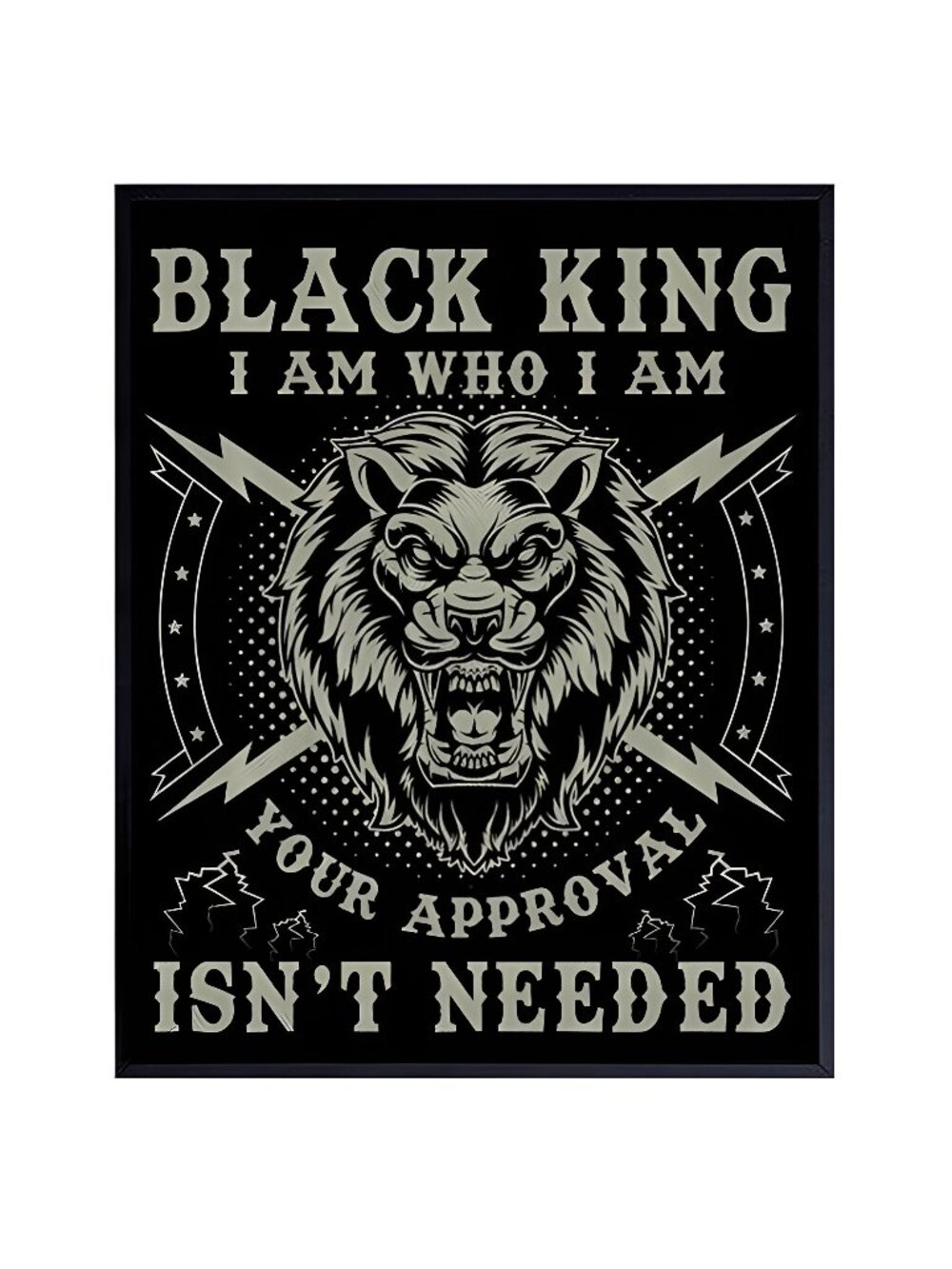 Black African American Wall Art - Afro Home Decor - Black Power - Black Culture